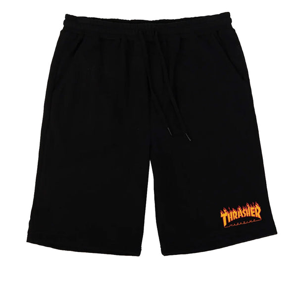 Thrasher Flame P.E. Shorts Black