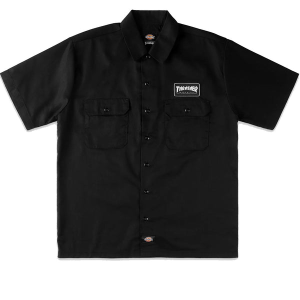 Thrasher X Dickies Work Shirt Black