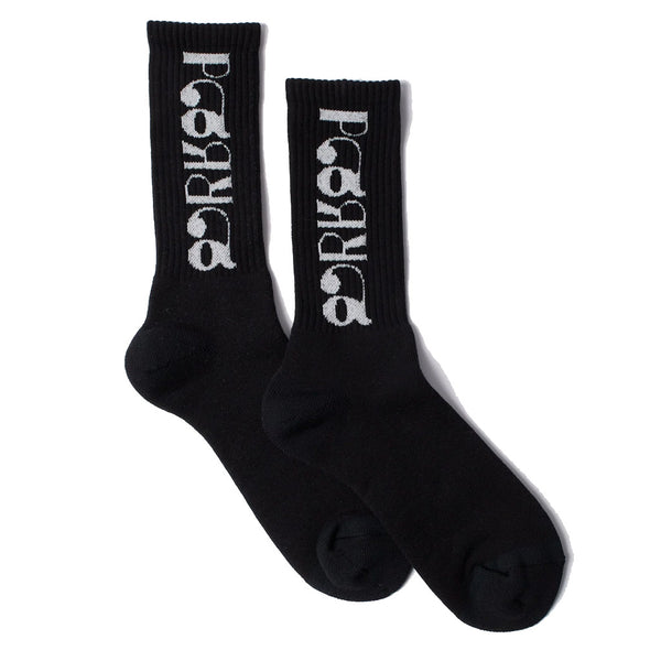 Parra Tokyo Logo Crew Socks Black