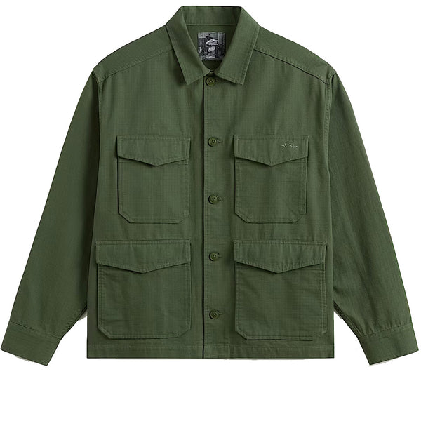 Vans Skate Atiba Haze Military Overshirt Pine Forest