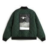 Vans X Atiba Jacket Oil Green vista trasera