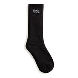 Vans x Atiba Crew Socks Black vista frontal
