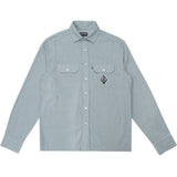 Pass-Port Wanderer Workers Long Sleeve Shirt Ice