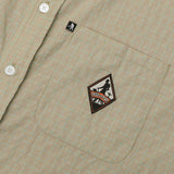 Pass-Port Wanderer Workers Short Sleeve Shirt Khaki