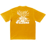 Welcome Brainstroke Tee Mustard