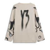 adidas Y-3 CHITO AOP GFX LS Tee White
