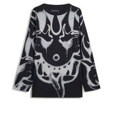 adidas Y-3 CHITO AOP GFX LS Tee Black