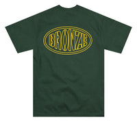 Bronze Oval Tee Forest Green