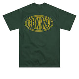 Bronze Oval Tee Forest Green