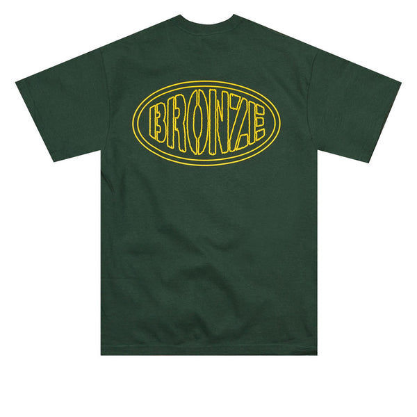 Bronze Oval Tee Forest Green