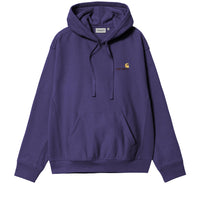 Carhartt WIP Hooded American Script Sweatshirt Aura