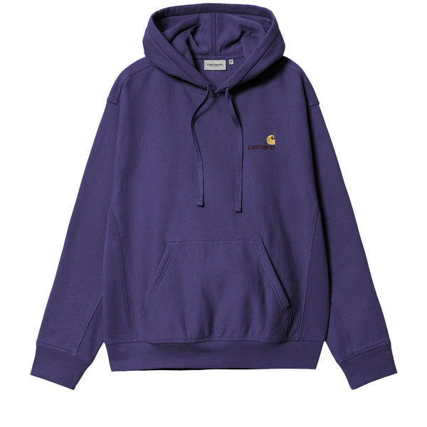 Carhartt WIP Hooded American Script Sweatshirt Aura