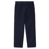 Carhartt WIP Single Knee Pant Dark Navy Rinsed