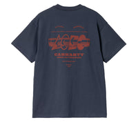 Carhartt WIP Runaway T-Shirt Blue/Vermillion