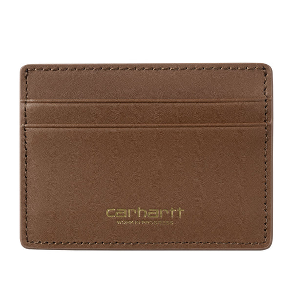 Carhartt WIP Vegas Cardholder Cognac/Gold