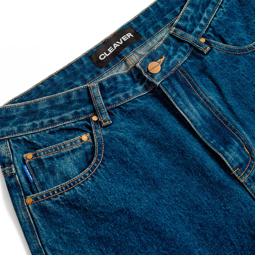 Cleaver Carroll Jean Dark Blue – Welcome Skateshop | Madrid