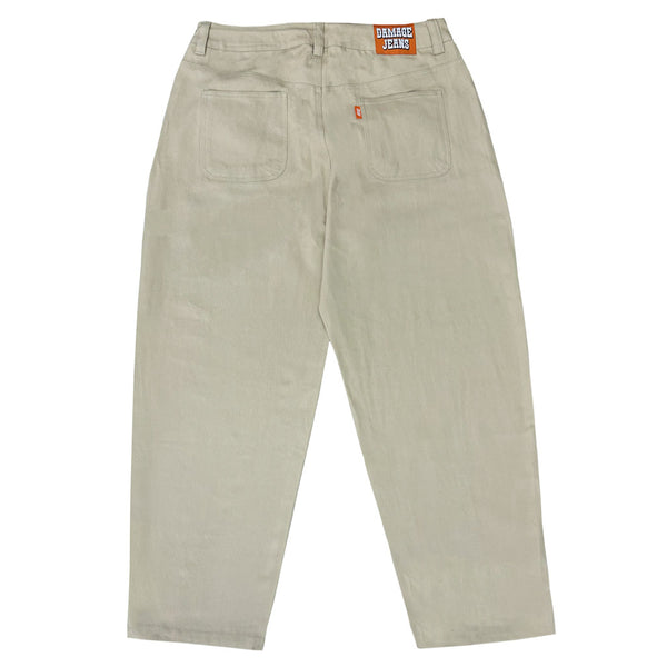 Damage Orange Tab Pants Beige