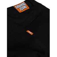 Damage Orange Tab Pants Black