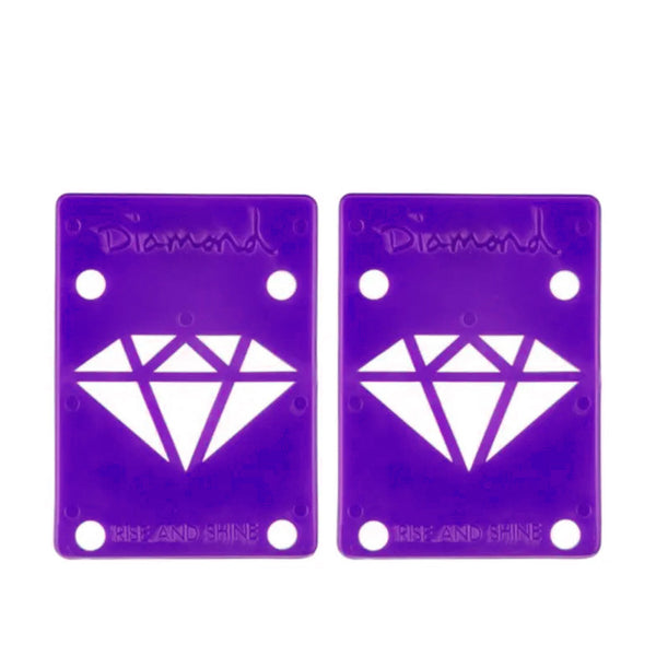 Diamond Risers Purple 1/8