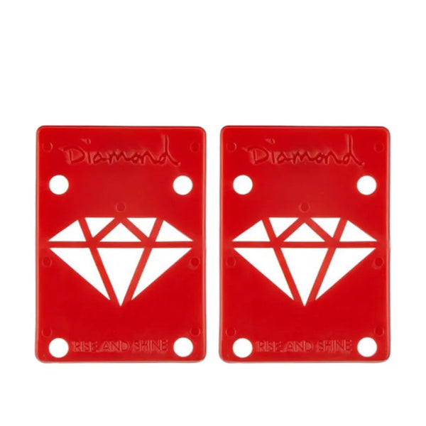 Diamond Risers Red 1/8