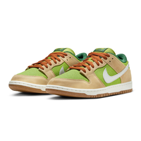 Nike SB Dunk Low Pro Sesame/Metallic Silver-Pear-Fir