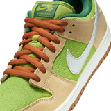 Nike SB Dunk Low Pro Sesame/Metallic Silver-Pear-Fir