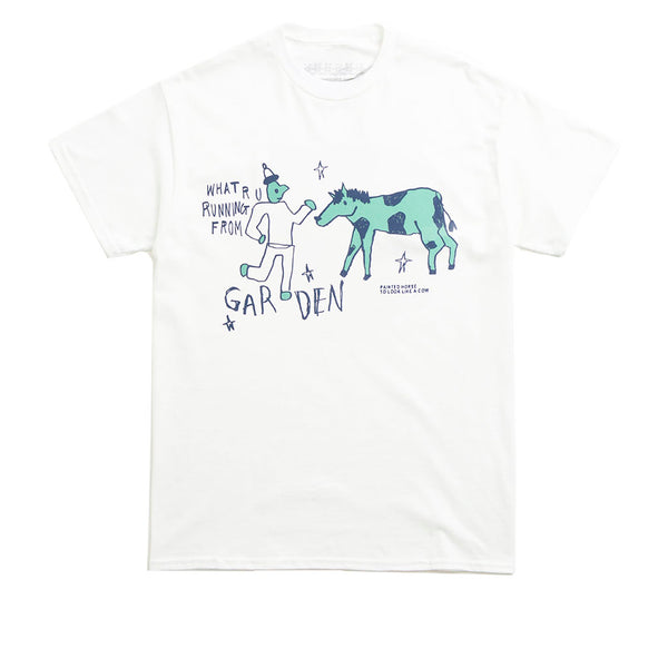 Garden Run 4 Ur Life White Tee