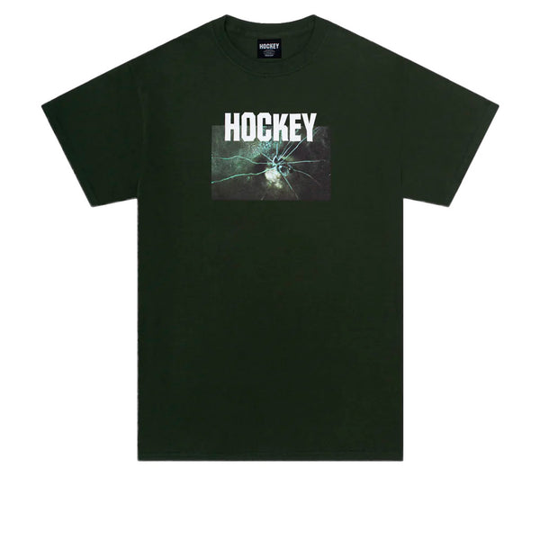 Hockey Thin Ice Tee Dark Green
