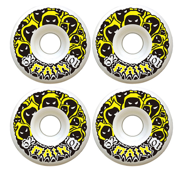 Main Death Yellow Conical Wheels 52mm