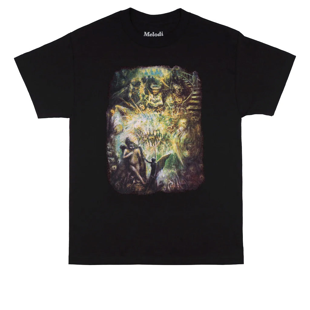 EC Melodi Hollow T-Shirt ブラック [M]