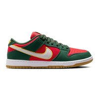 Nike SB Dunk Low Pro Premium Fir/White-University Gold-Fire Red