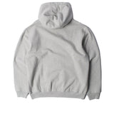 Parra 1976 Logo Zip Hooded Sweatshirt Heather Grey