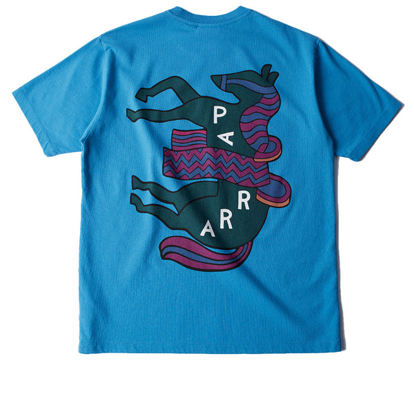 Parra Fancy Horse T-Shirt Azure Blue