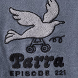 Parra Twilled Bird Wheel Jacket Washed Blue