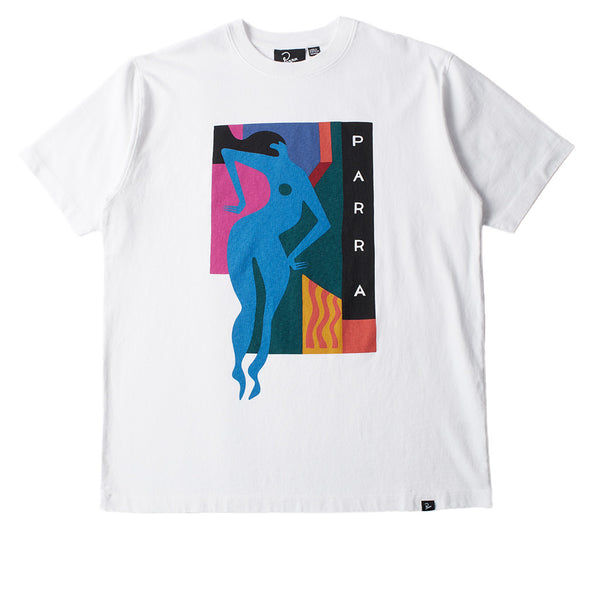 Parra Beached And Blank T-Shirt White