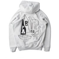 Parra The Riddle Hooded Sweatshirt Heather Grey