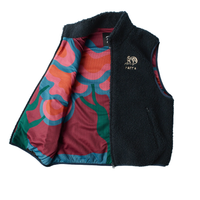 Parra Chest Alien Vest Midnight Blue