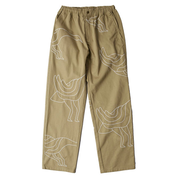 Parra Stitched Up Duck Pants Tan