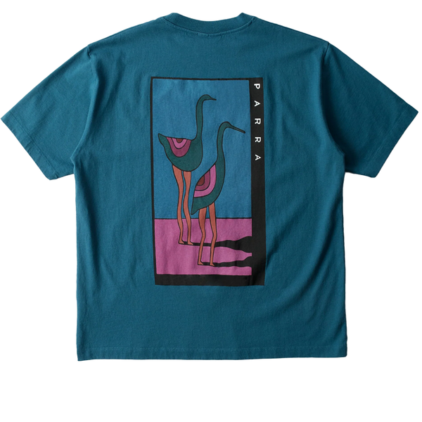 Parra The Stand Off T-shirt Deep Sea Green