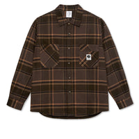 Polar Mike LS Shirt Flannel Brown / Mauve