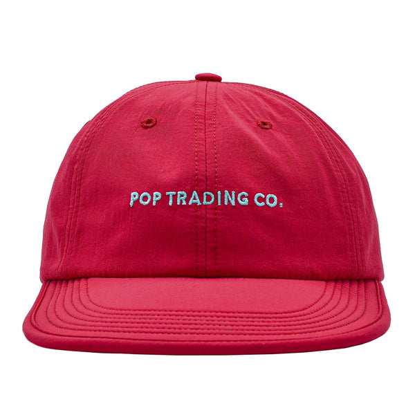 Pop Trading Co. Flexfoam Six Panel Hat Rio Red/Peacock Green