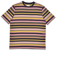 Pop Trading Co. Striped Pocket T-Shirt Black/Multi
