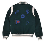 Pop Trading Co. Parra Varsity Jacket Pine Green