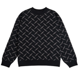 Rave Boyd Knit Crewneck Black / Dark Grey