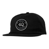 Real x 4Q Snapback Black