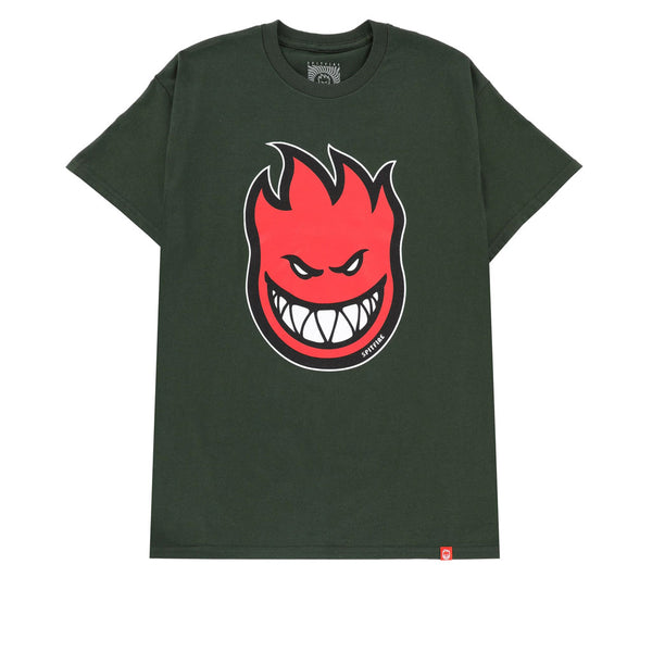 Spitfire Bighead Fill Tee Forest/Red