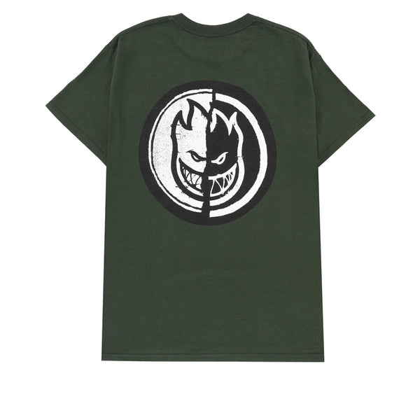 Spitfire Ying Yang Pocket Tee Forest