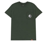 Spitfire Ying Yang Pocket Tee Forest