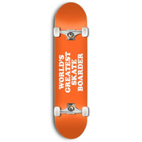 Skate Mental Wolrd's Greatest Orange Complete 7.5