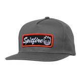 Spitfire Courier Patch Snapback Charcoal/Black